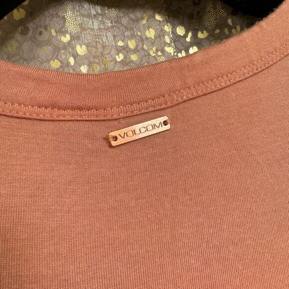 Volcom Stonelight Clay Peach Orangey Racerback Midi Maxi Dress XL - Picture 5 of 8